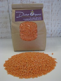 Organic Lentils - Split Red